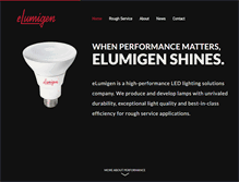 Tablet Screenshot of elumigen.com